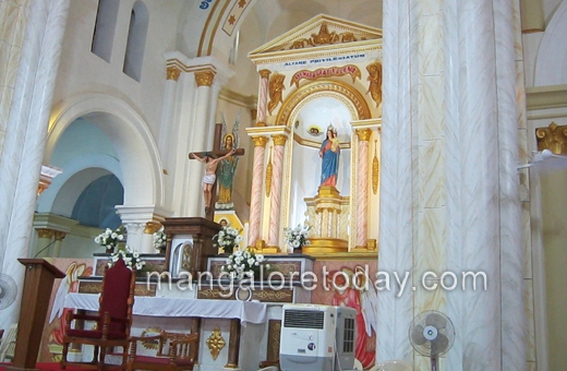 newly redecorated Rosario Cathedral